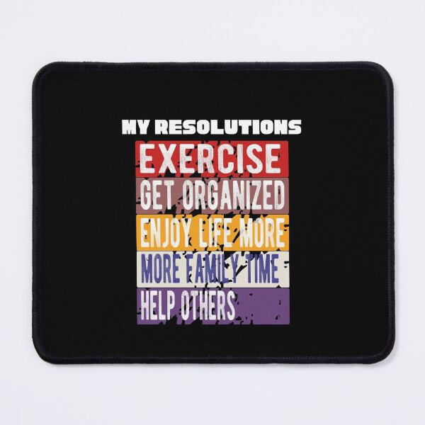 Item preview, My New Year's Resolutions designed and sold by theredsharp.