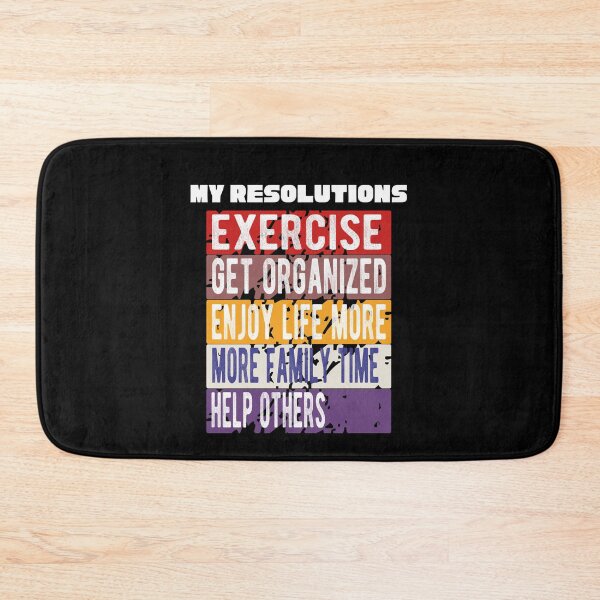 Item preview, My New Year's Resolutions designed and sold by theredsharp.