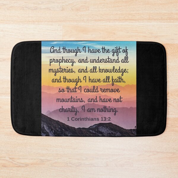 Item preview, 1 Corinthians 13:2 KJV designed and sold by Caregiverology.