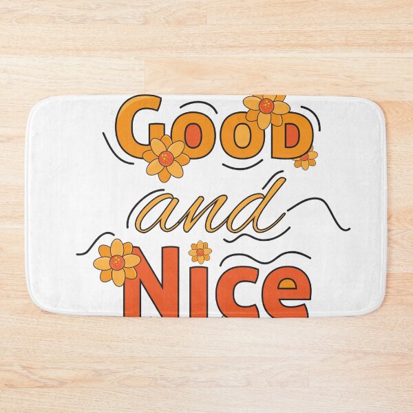 Item preview, Good and Nice beautiful typography with flowers designed and sold by feel-free-store.