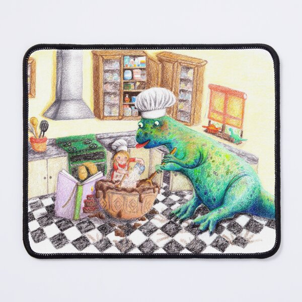 Item preview, Dino & Girl Baking designed and sold by Emma Carpenter.