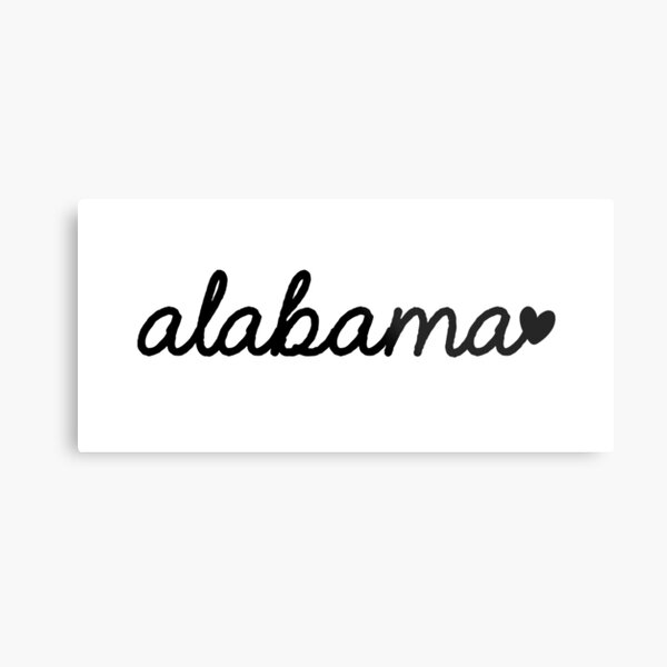 Item preview, Alabama Handwritten Text Word designed and sold by MountainD.