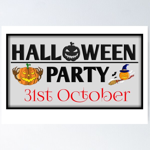 Item preview, Halloween Party 31st October designed and sold by Ravex  Graphix.