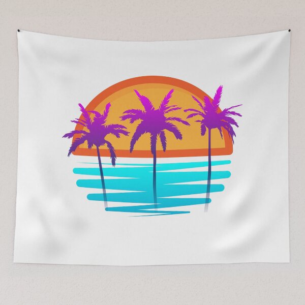 Item preview, Tropical colorful design with palm trees and sunset designed and sold by Scopestor.