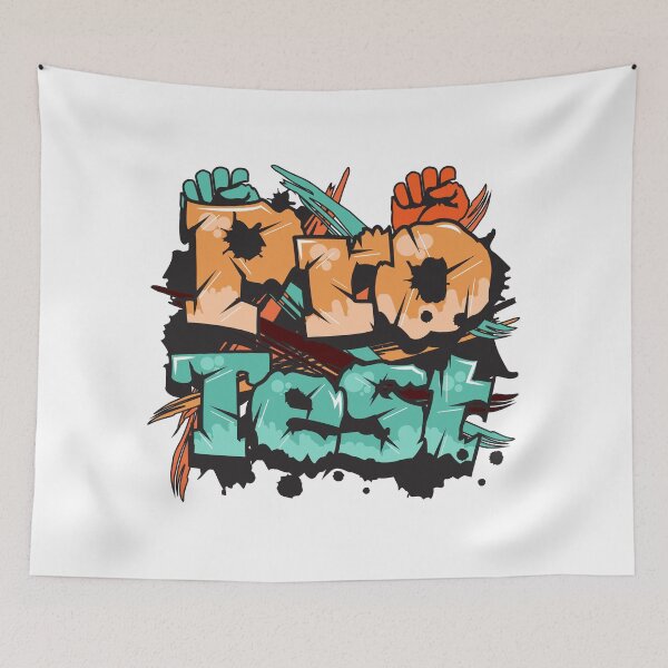 Item preview, Protest text art - Graffiti grunge style designed and sold by feel-free-store.