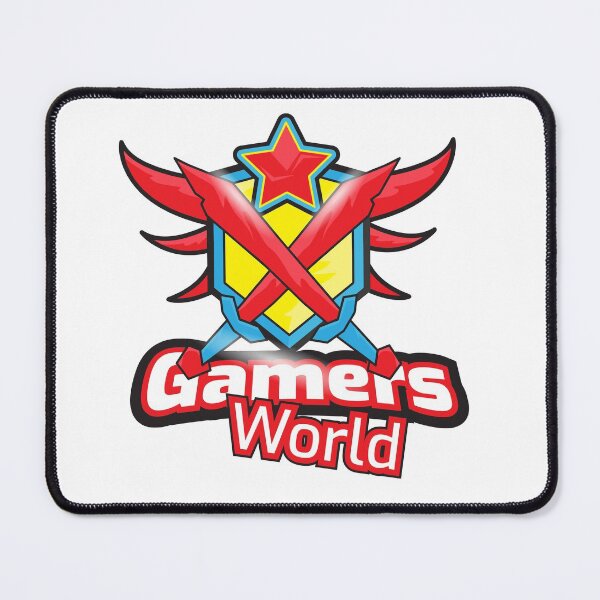 Item preview, Gamers World written e-sport shield graphic designed and sold by feel-free-store.