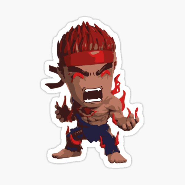 Akuma / Gouki - 3rd Strike Sticker for Sale by PitadorBoy