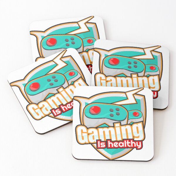 Item preview, Gaming Is healthy written e-sport shield graphic designed and sold by feel-free-store.