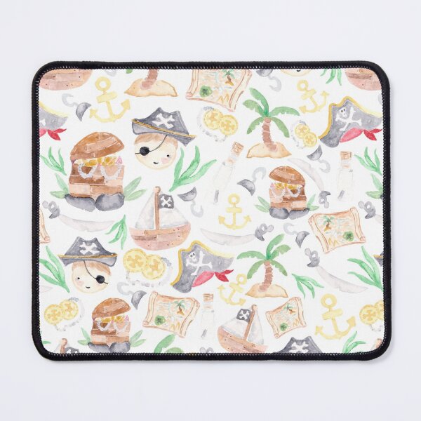 Item preview, Watercolor Pirates | Pattern  designed and sold by Harpley Design Studio.