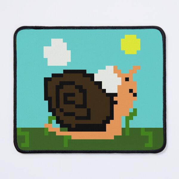 Item preview, Cute Spring Snail Pixel Art designed and sold by LittleDollGames.