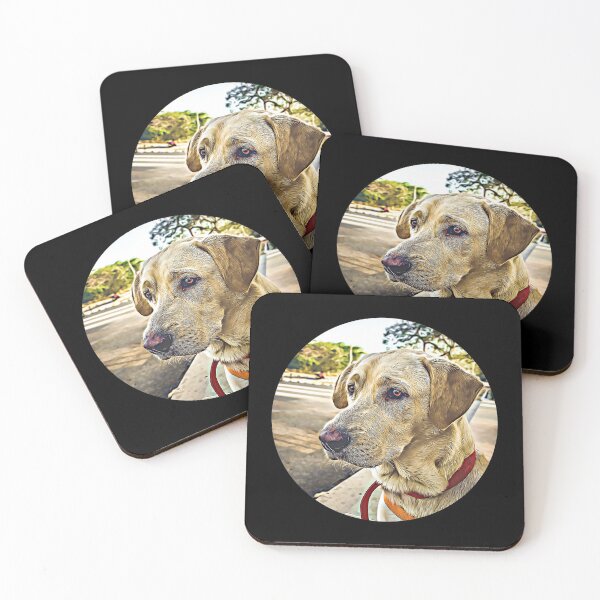 Item preview, Yellow Labrador Portrait designed and sold by RevolutionInPaint.