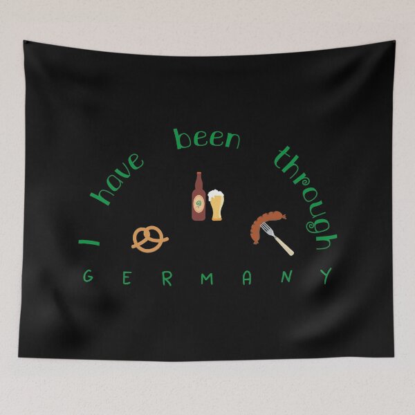 Item preview, I have been through Germany, drawing with typical German things designed and sold by Sock Garden.