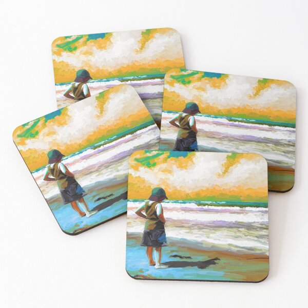Item preview, Girl on sea shore designed and sold by DNPrints.