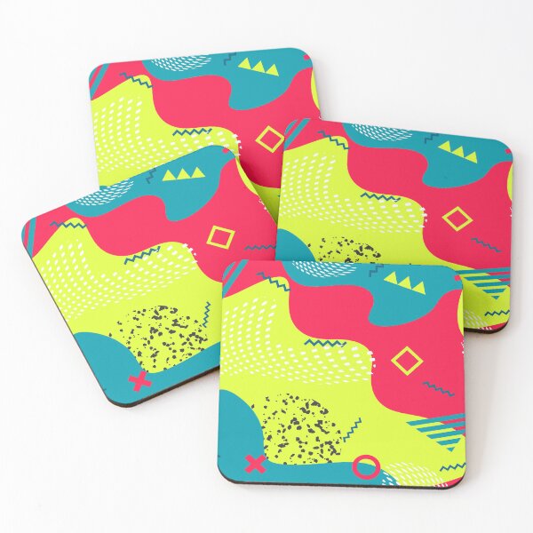 Item preview, Geometric Memphis Creative High Saturation Abstract Pattern designed and sold by BROWNEESHOUSE.