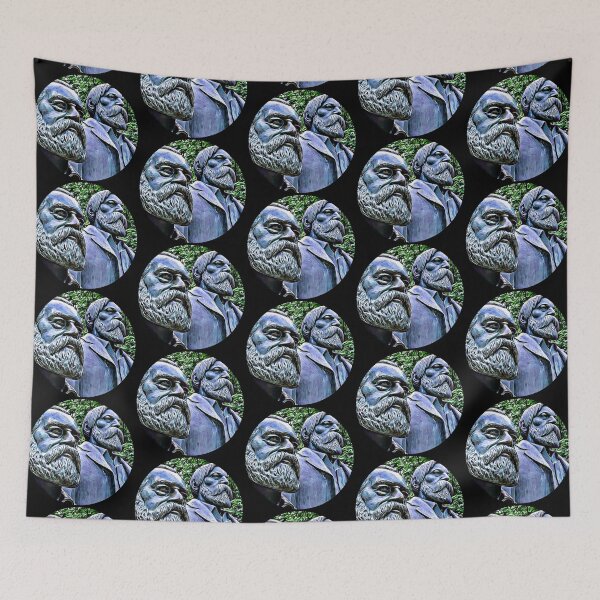 Item preview, Marx and Engels Portrait designed and sold by RevolutionInPaint.