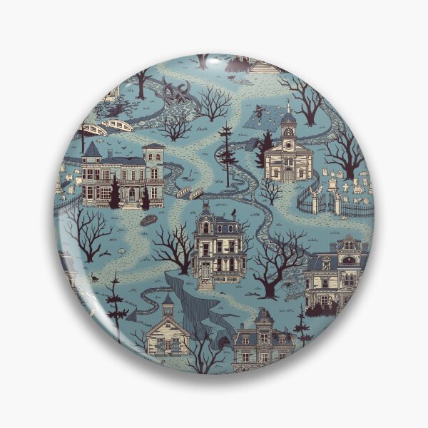 Item preview, Haunted Village (Midnight Blues) designed and sold by JadaFitch.