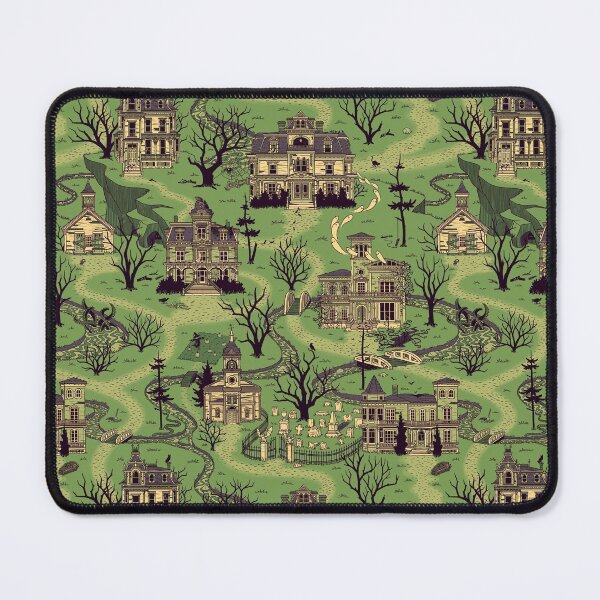 Item preview, Haunted Village (Frankenstein Green) designed and sold by JadaFitch.