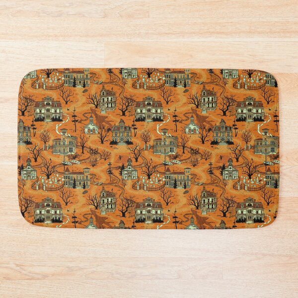 Item preview, Haunted Village (Pumpkin Orange) designed and sold by JadaFitch.