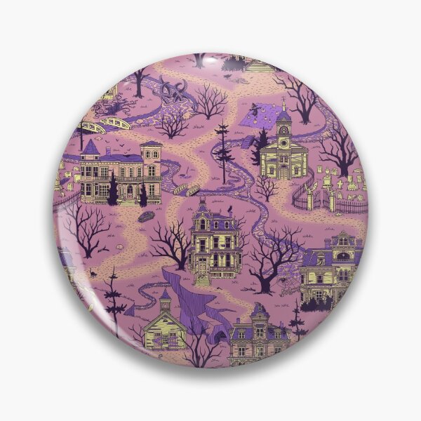Item preview, Haunted Village (Shocking Pink) designed and sold by JadaFitch.