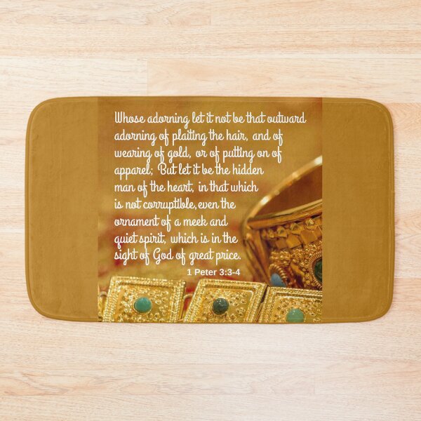 Item preview, 1 Peter 3:3-4 KJV designed and sold by Caregiverology.