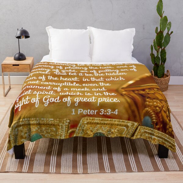 Item preview, 1 Peter 3:3-4 KJV designed and sold by Caregiverology.