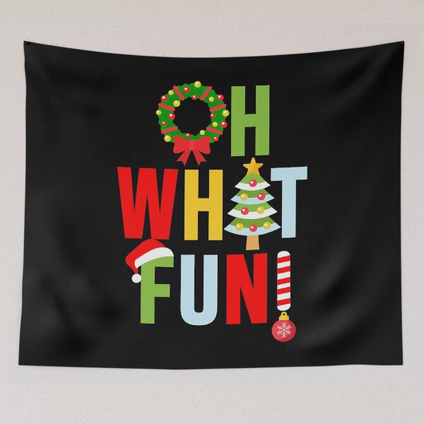 Item preview, Oh What Fun Christmas With Wreath And Tree designed and sold by PatrickRda.