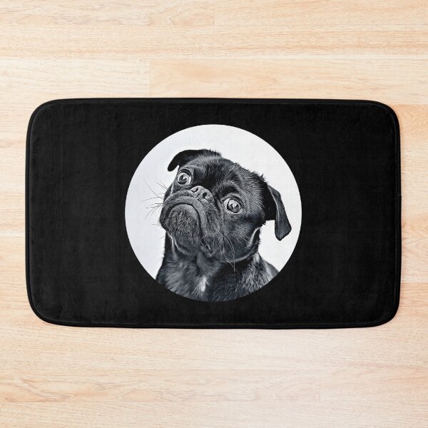 Item preview, Pug Portrait designed and sold by RevolutionInPaint.