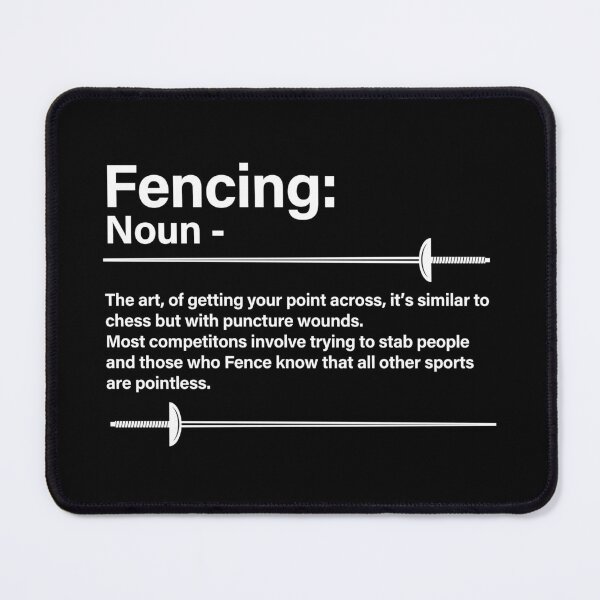 Item preview, Fencing Noun designed and sold by kudostees.