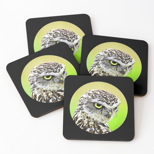 Item preview, Burrowing Owl Portrait designed and sold by RevolutionInPaint.