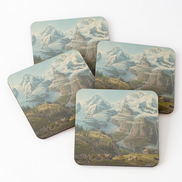 Item preview, Vintage picture of The Alps designed and sold by DNPrints.