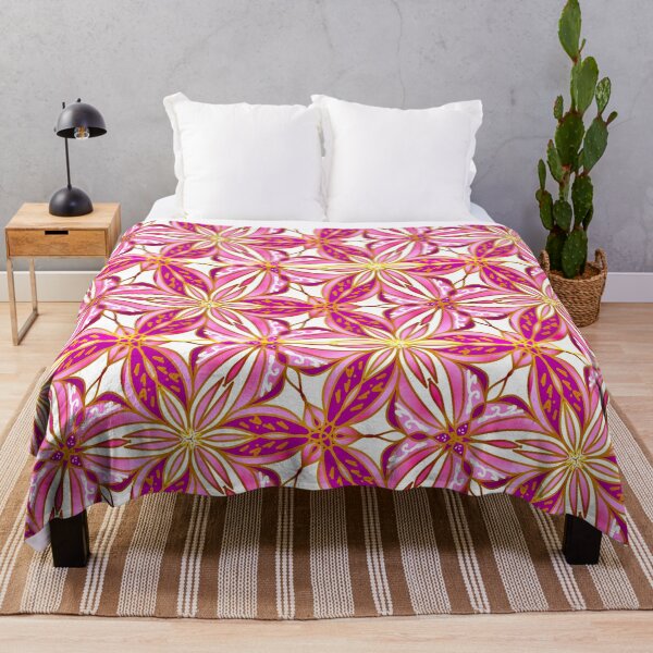 Item preview, indoor floral pink purple designed and sold by Chakraflowerdesign.