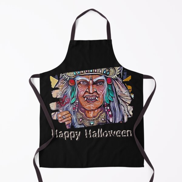 Item preview, Scary old witch - Happy Halloween designed and sold by LittleAngy.