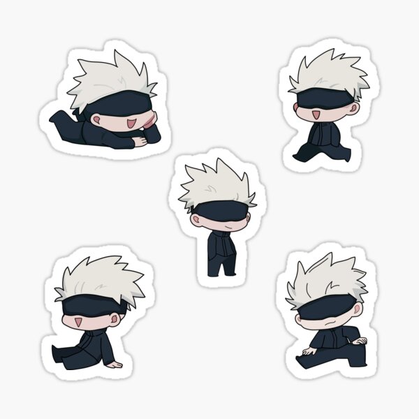 Chibi Satoru Gojo pack - Jujutsu Kaisen Sticker