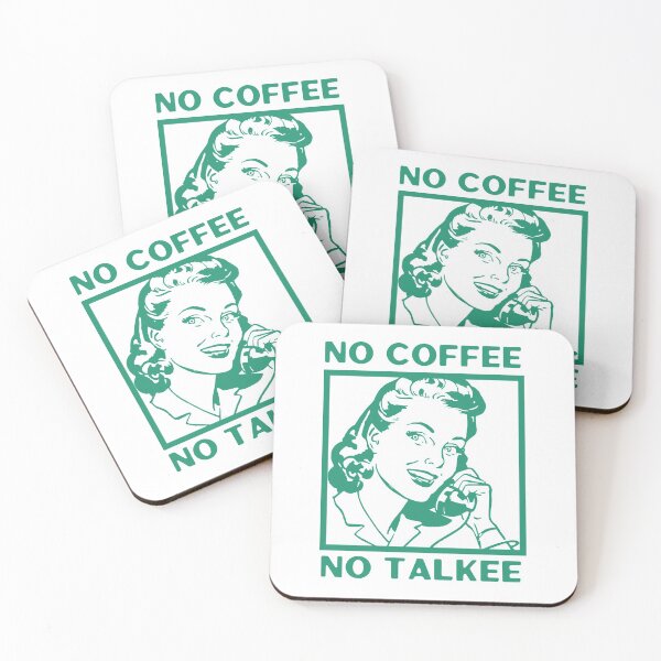 Item preview, No Coffee No Talkee, Coffee Then Talkee, Coffee First Then Talkee, Green designed and sold by anghelapparel.