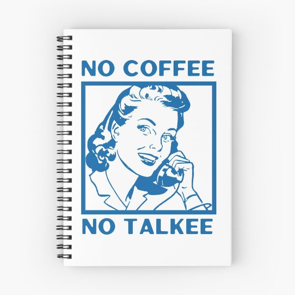 Item preview, No Coffee No Talkee, Coffee Then Talkee, Coffee First Then Talkee, Blue designed and sold by anghelapparel.