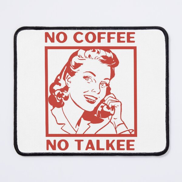 Item preview, No Coffee No Talkee, Coffee Then Talkee, Coffee First Then Talkee, Red designed and sold by anghelapparel.