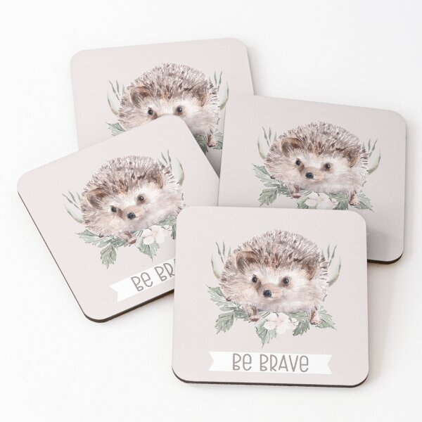Item preview, Cute Watercolor Hedgehog designed and sold by DearSunny.