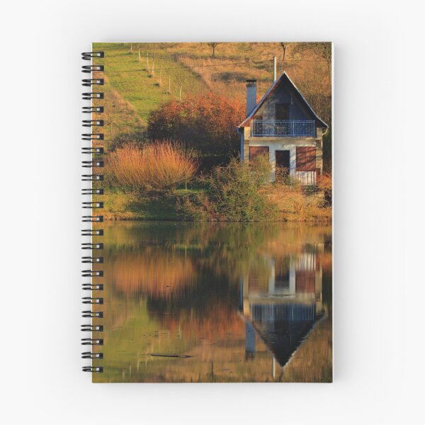 Item preview, Rustic hideaway Cottage mirrored in Lake designed and sold by DNPrints.