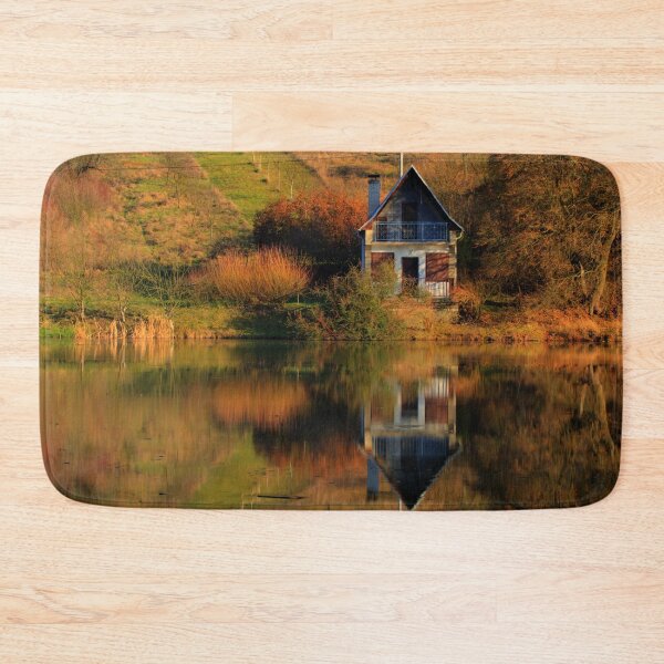 Item preview, Rustic hideaway Cottage mirrored in Lake designed and sold by DNPrints.