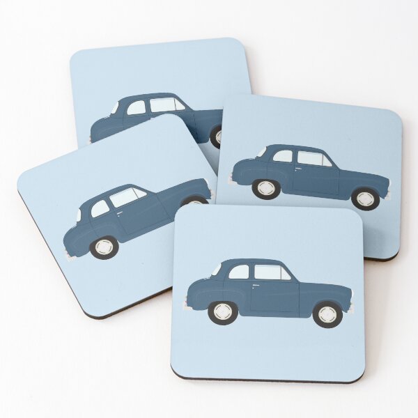 Item preview, Austin A35 Saloon Classic Car (Island Blue) designed and sold by JHMimaging.