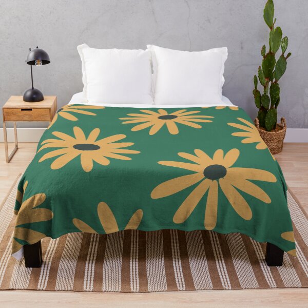 Item preview, Contemporary Groovy Chamomile Floral Pattern designed and sold by nouveaudecor.