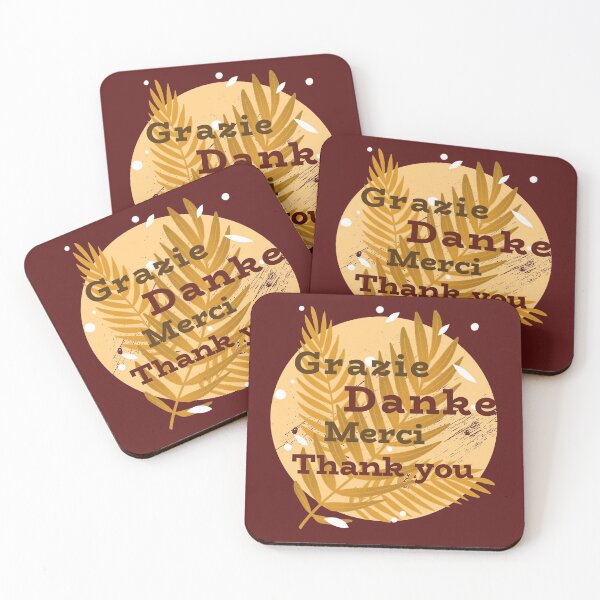 Item preview, Garzie Danke Merci Thank you. Multilingial Thanksgiving. designed and sold by Rebel-Design.