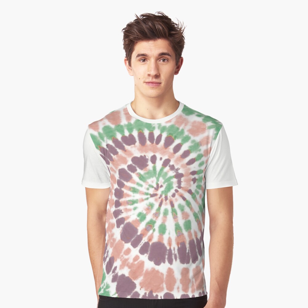 Colorful Tie Dye Shirt Size M Unisex Spiral T-shirt Summer 