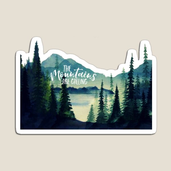 Item preview, The Mountains are Calling designed and sold by Laura Lise Wong.