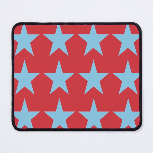Item preview, Large BABY BLUE and RED STARS designed and sold by RachelMacht.