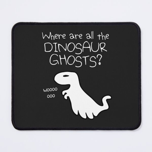 Item preview, Where Are All The Dinosaur Ghosts? (T-Rex) white version designed and sold by jezkemp.