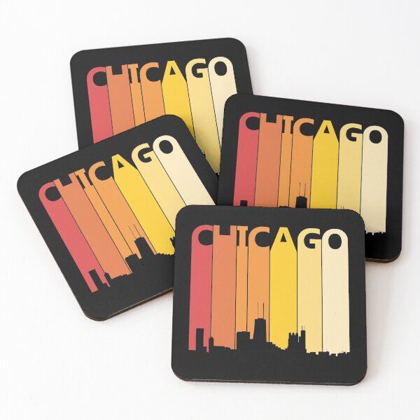 Item preview, Retro Chicago Skyline Silhouette designed and sold by paulveri.