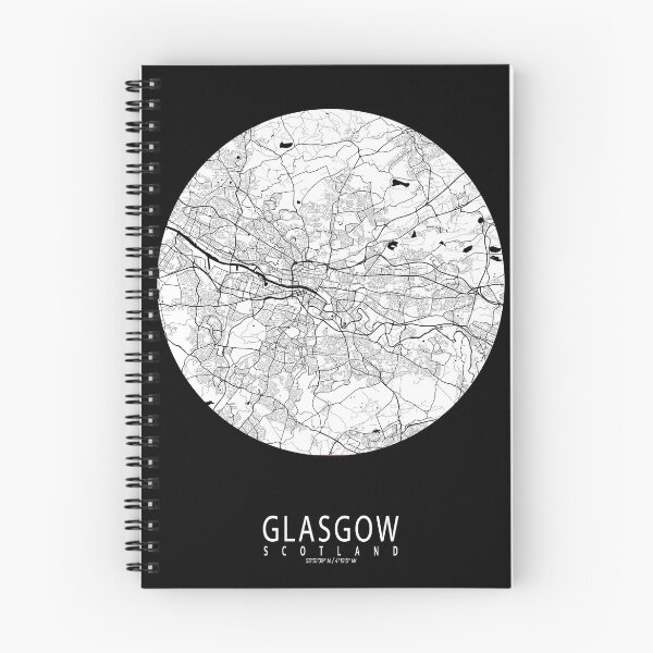 Item preview, Glasgow City Map of Scotland - Full Moon designed and sold by deMAP.