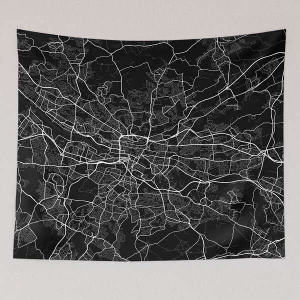 Item preview, Glasgow City Map of Scotland - Full Moon designed and sold by deMAP.