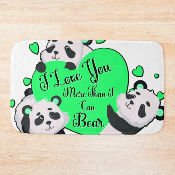 Item preview, Panda Bears I Love You More Than I Can Bear  designed and sold by Wheeler-Styl3.